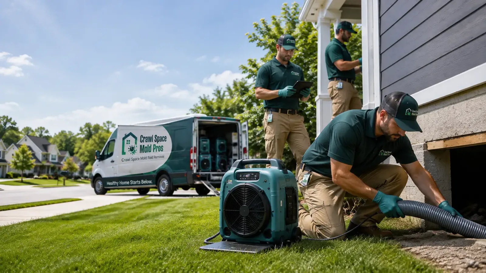 Crawl Space Mold Removal in Kincaid, IL